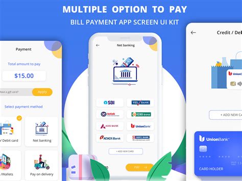 Bill Payment App Option Screen Ui Concept Design Uplabs