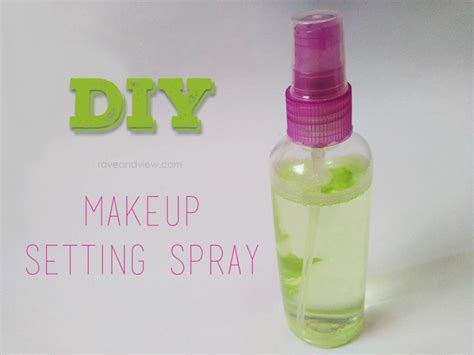 Diy 2 Ingredient Makeup Setting Spray Rave And View Diy 2 Ingredient