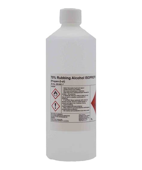Rubbing Alcohol Isopropanol Alcohol 70 Chemical Superstore