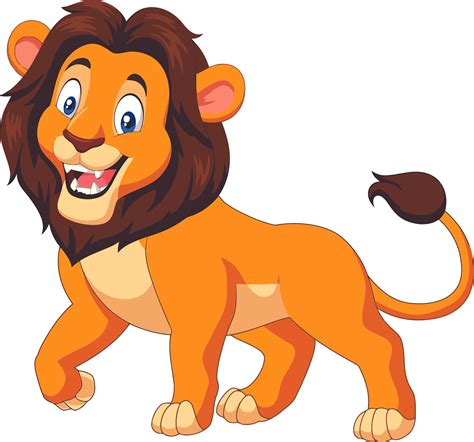 Lion Lions King Of The Jungle Jungles Zoo Safari Animals Cartoon Design
