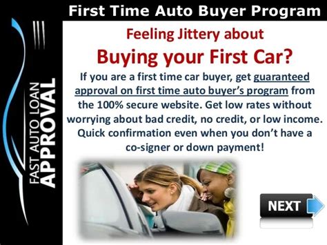 First Time Car Buyer Rebate