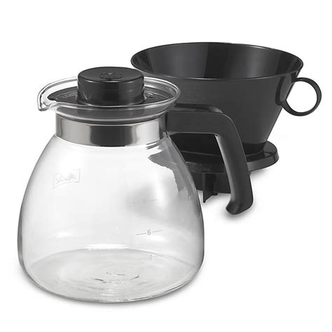 Melitta Pour Over 10 Cup Coffee Maker With Glass Carafe Bed Bath And
