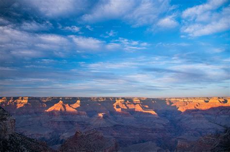 Sunrise At Grand Canyon Stock Photos Motion Array
