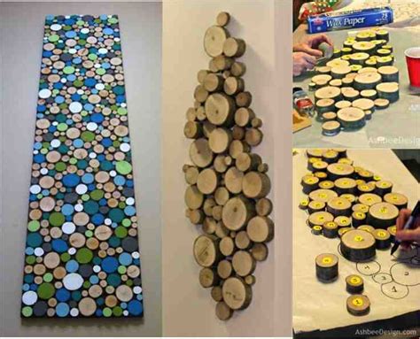 How To Make Wood Slice Wall Art Do It Yourself Fun Ideas