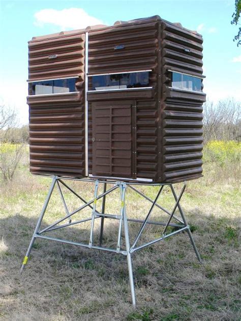The Blynd Deer Hunting Blinds 4 X 4 Ground And Elevated Tower