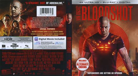 Bloodshot 2020 Dvd Cover Dvd Covers And Labels Gambaran