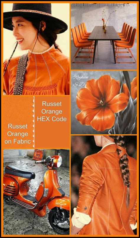 Russet Orange Pantone Fall Winter 2018 2019 By Reyhan Sd Color Trends Fashion