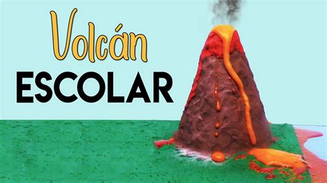 Como Hacer VOLCÁN para Tarea ESCOLAR Fácil y Barato de hacer Volcán