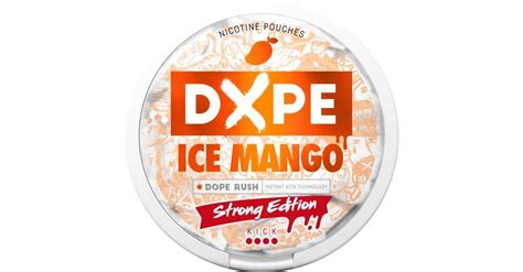 Nikotinové Sáčky Dope Ice Mango 16 Mg Strong Edition Nicomania