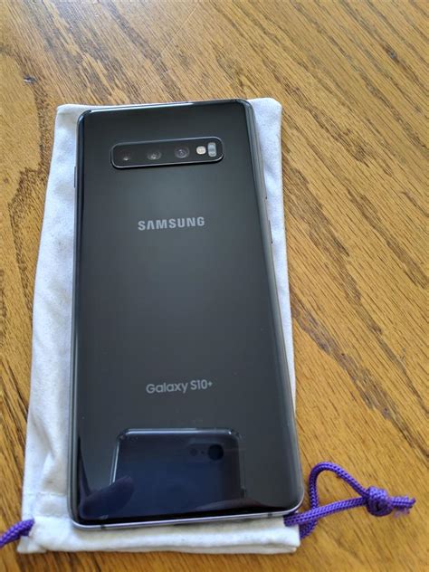 Samsung Galaxy S10 Plus T Mobile Black 128gb 8gb Sm G975u