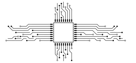 Electronic Circuit Board Vector Hd Images Circuit Board Or Electronic