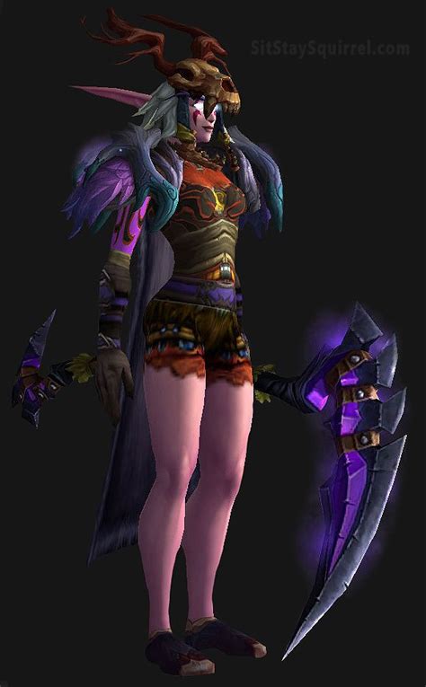 Wow Night Elf Druid Transmog Warcraft Elf Druid Night Elf Elf