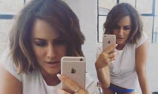 Caroline Flack Gets Saucy As She Strips Down To Her Knickers In Sexy