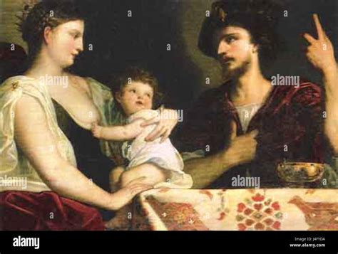 Roxana With Alexander Iv Aegus The Son Of Alexander The Great Stock
