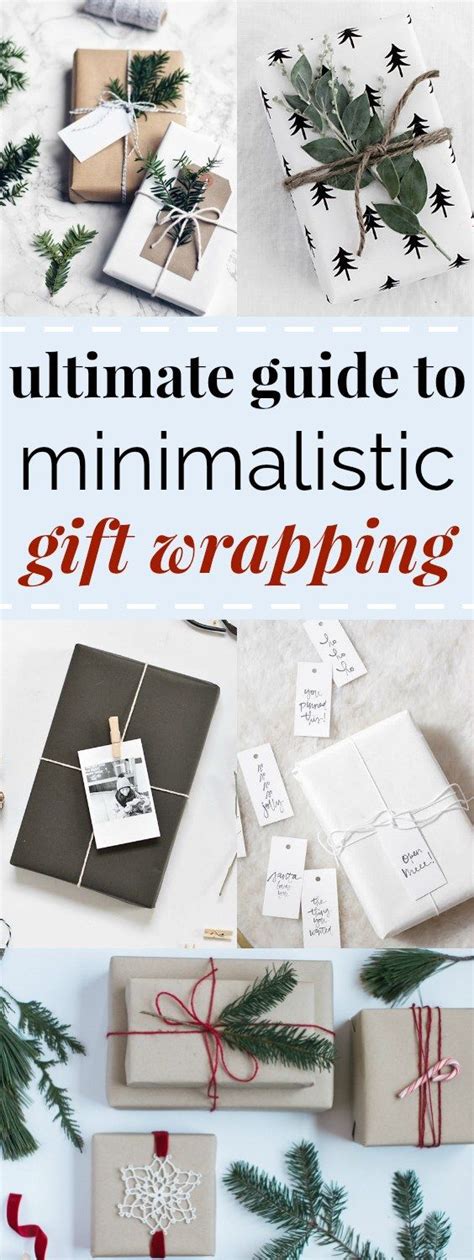 Guide To Minimalist Gift Wrapping Gift Wrapping Modern Gift Wrap Minimalist Gifts