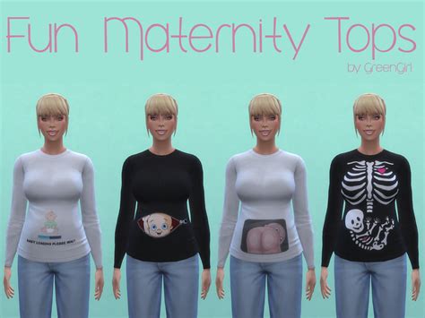The Sims Resource Fun Maternity Tops