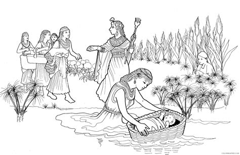 Moses And The Burning Bush Coloring Pages Coloring4free