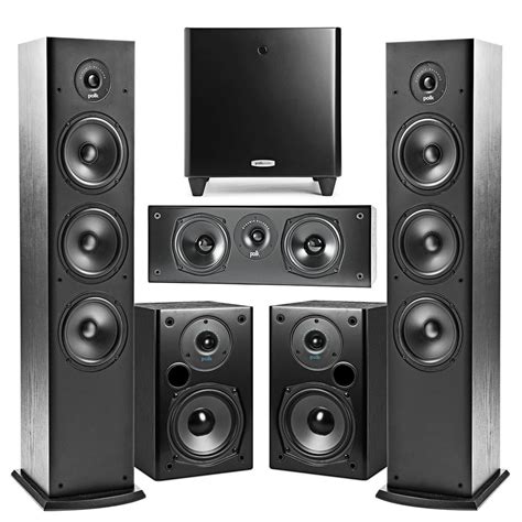 Polk Audio T30 Center Channel Speaker With Polk Dsw Pro 440 Wi