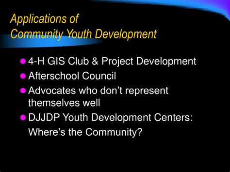 Ppt Community Youth Development Powerpoint Presentation Free