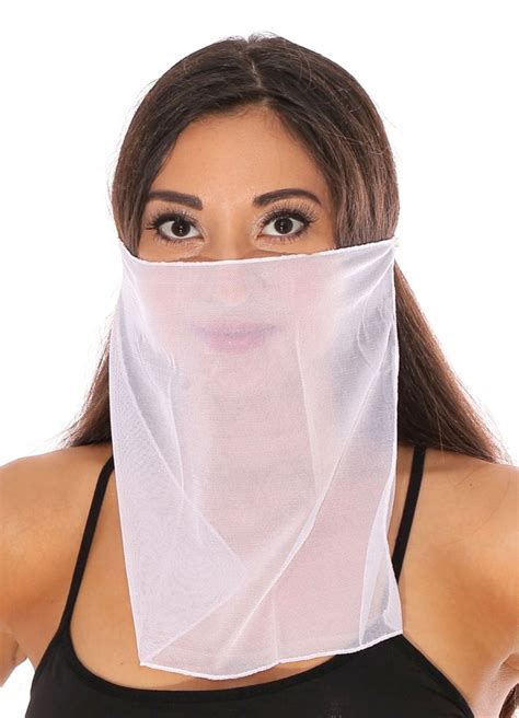 Mesh Face Veil For Belly Dancer Or Harem Costume Face Veil Belly