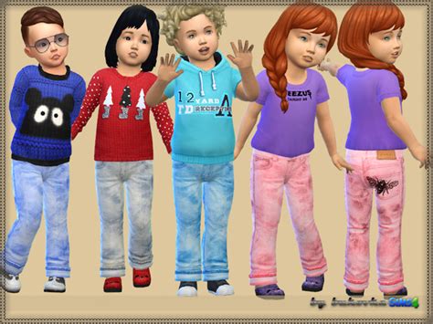 Denim Pants For Kids By Bukovka At Tsr Sims 4 Updates