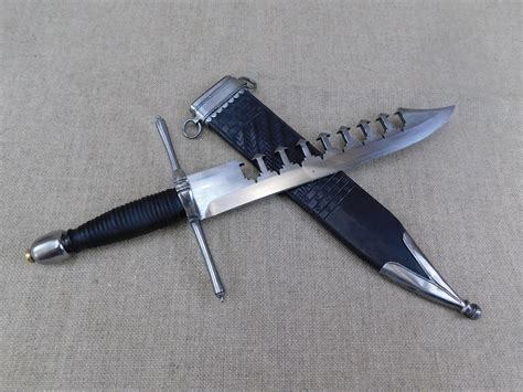 The swordbreaker is a parry dagger with large serrations along one side of the blade. Products Tagged "sword breaker" - Tod's Workshop