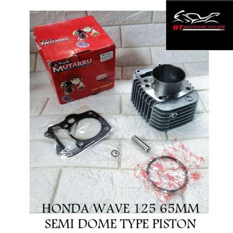 MUTARRU HONDA WAVE 125 XRM 125 65MM SEMI DOME PISTON CYLINDER BLOCK