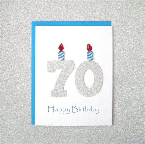 70th Birthday Card 70 Birthday Card 70 Greeting Card