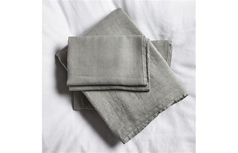 Washed Linen Sheet Set Gray A Laid Back Luxurious Bedroom Week 11