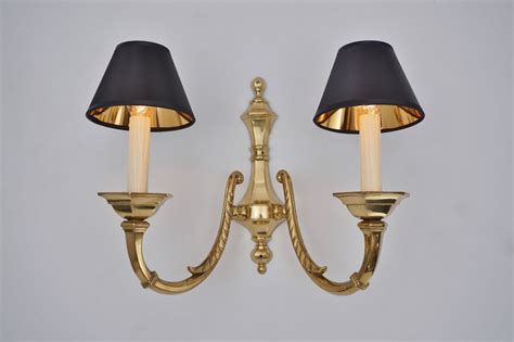 Brass Wall Lights Set Of Seven Neoclassical 1950`s Ca English In Antique And Vintage Wall