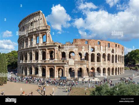 Rome Colosseum The Roman Colosseum Rome Italy Stock Photo Alamy