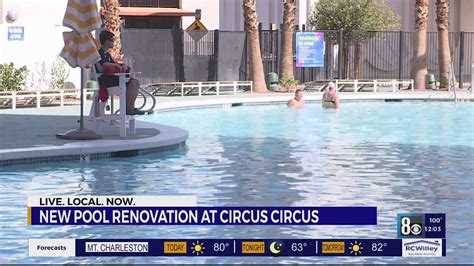 New Pool Renovation At Circus Circus Youtube