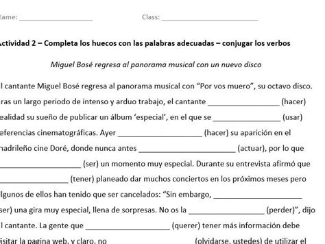 A Level Spanish Grammar Exam And Answers Teaching Resources