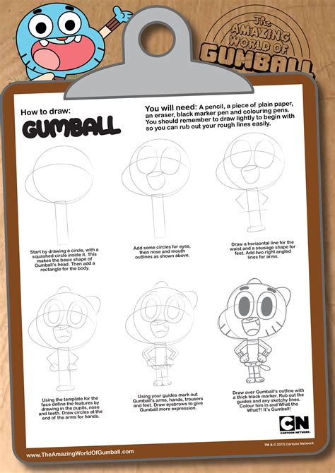 Image Drawing Gumball The Amazing World Of Gumball Wiki