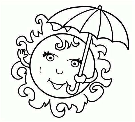 Summer Coloring Pages For Kids To Print Out Coloring Home