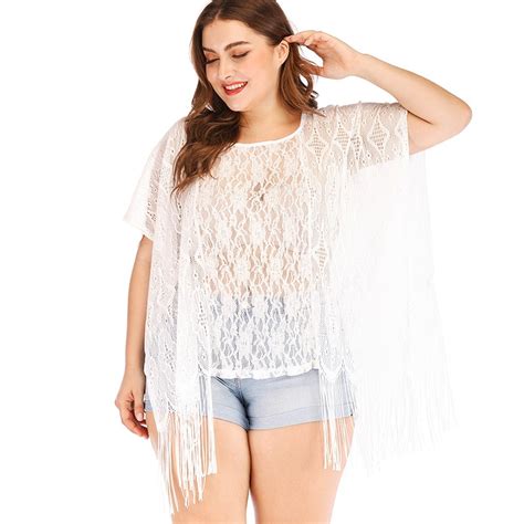 Buy 2019 New Sexy Women Plus Size Beach Cover Up