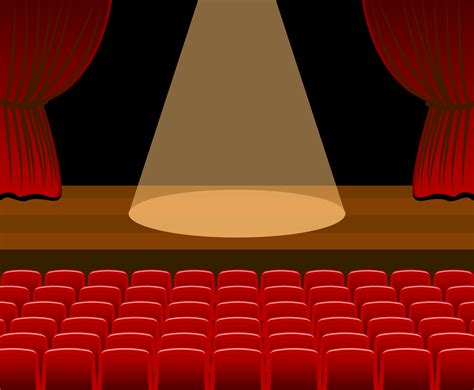 Theatre Stage Vector Vector Art And Graphics
