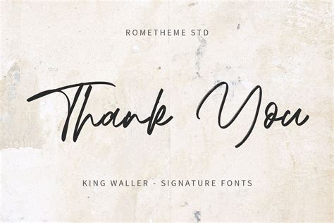 King Waller Signature Font Sale Signature Fonts Signatures