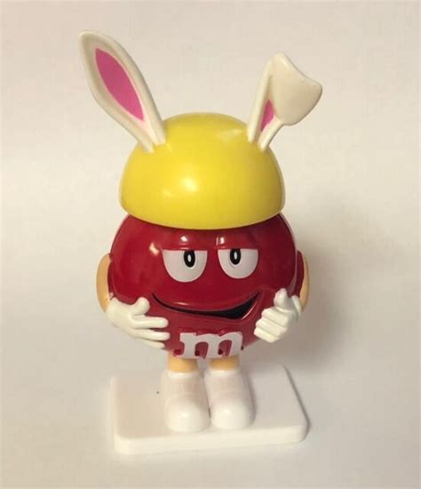 Mandms Red Easter Bunny Empty Candy Dispenser 4 Figure Ebay