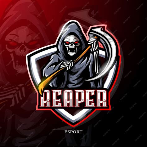 Premium Vector Grim Reapers Mascot Esport Logo Design