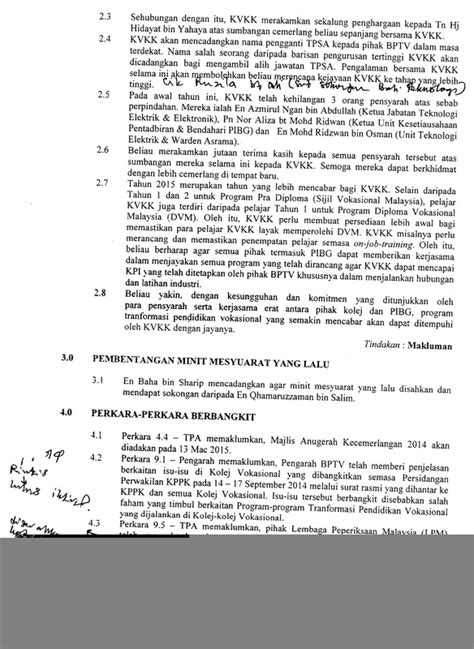 Sekolah kebangsaan sri tebrau minit mesyuarat kewangan sekolah bil. Minit Mesyuarat Kali Pertama AJK PIBG 2015