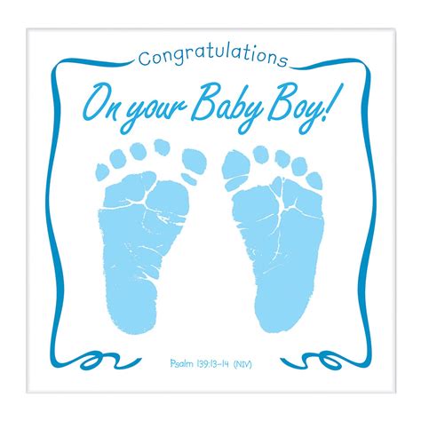Congratulations On Your Baby Boy Musical Cd Greeting Card Free