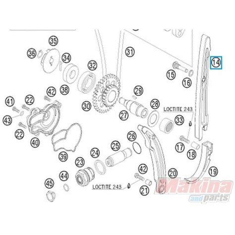 3,618 results for ktm 250sxf. 77036001000 Timing Chain Guide KTM EXC-F 250 '06-'13