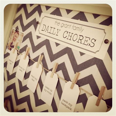 Diy Daily Chore Board U Create