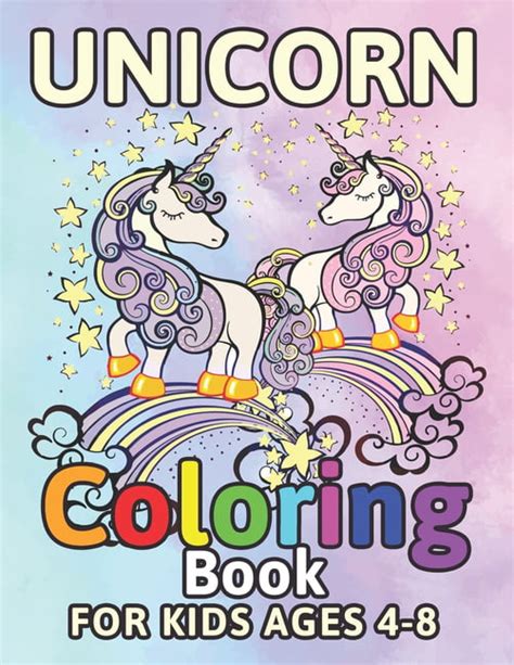 Coloring Unicorns Cute Unicorn Coloring Book For Kids Ages 4 8