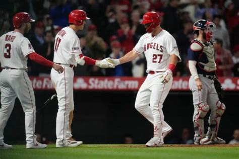 Trout Moniak And Thaiss Homer To Help Angels Beat Red Sox 40 The Epoch Times