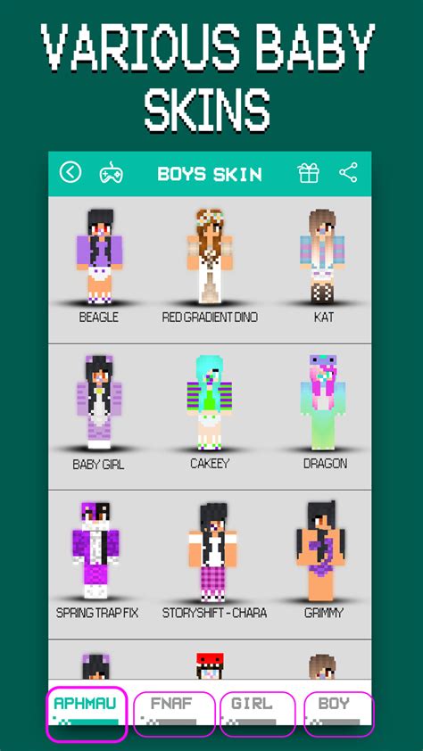 Baby Skins Aphmau Fnaf Daycare Minecraft Pe Pour Iphone Télécharger