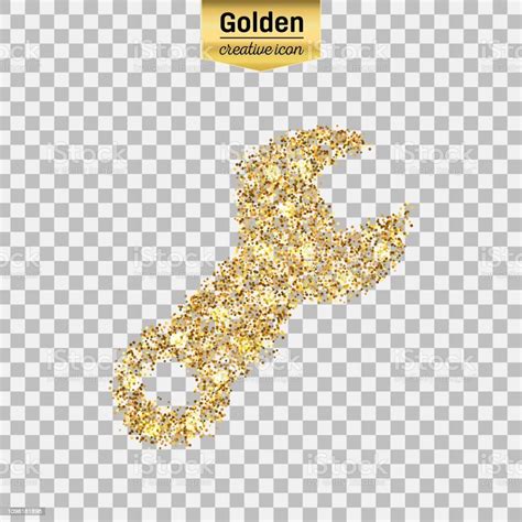 Gold Glitter Vector Icon Stock Illustration Download Image Now Art