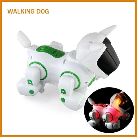 Green Robotic Electronic Walking Pet Dog Puppy Kids Toy With Music