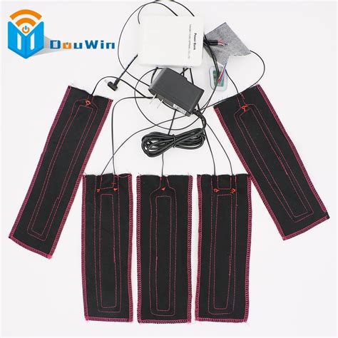 Diy heated clothing sign in to follow this. 5 Pads Battery Heated System Super Warm Carbon Fiber Heated Winter Jacket Parts DIY Your Safety ...